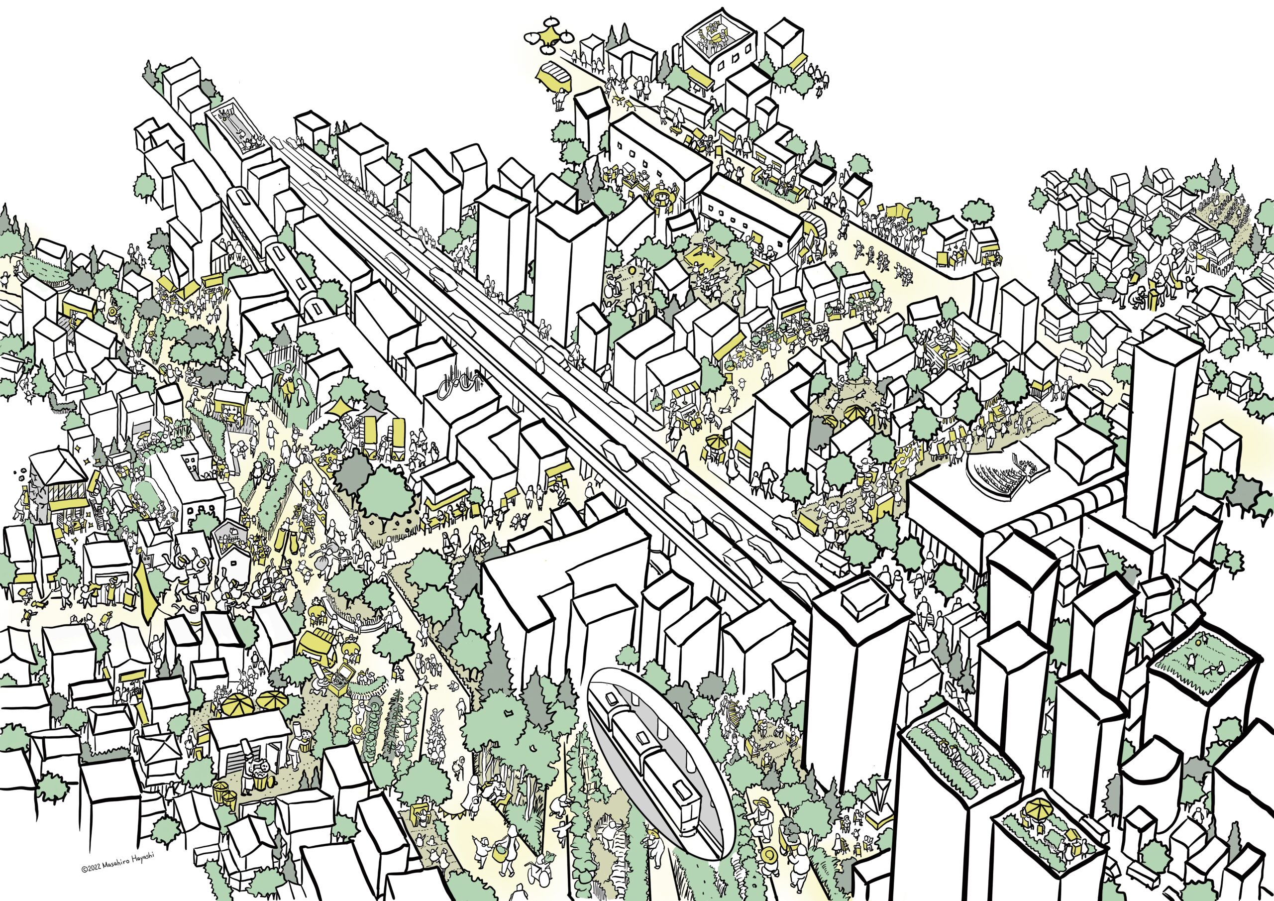「ササハタハツ（笹塚・幡ヶ谷・初台駅周辺）エリアビジョン」策定・公開のお知らせについて